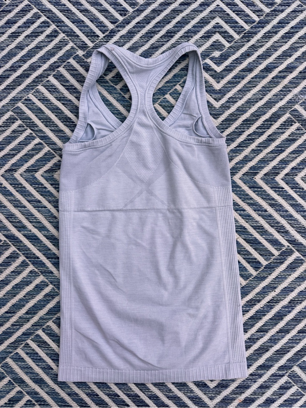 New Balance Gray Racerback Tank Top - Picture 3 of 4